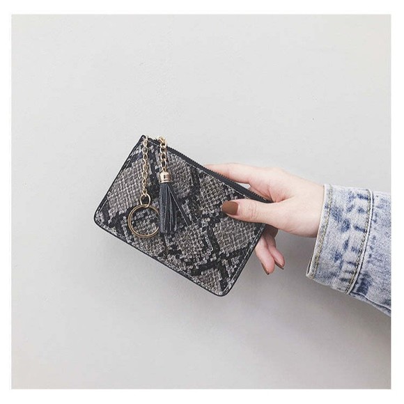 Python Card Holder/Zip Wallet for Ladies - Picture 2 of 10